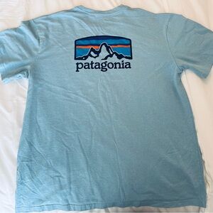 Patagonia Blue Graphic T-Shirt - XL Men’s Short Sleeve Tee